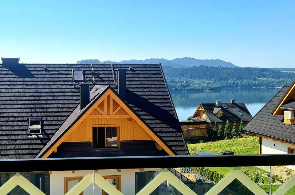 Dwa apartamenty z sauną i ogrodem nad Jeziorem Czorsztyńskim